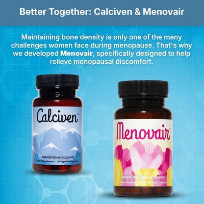 Calciven Natural Bone Support Supplement, Vegetarian, Gluten-Free 30 Count (Pack of 1)