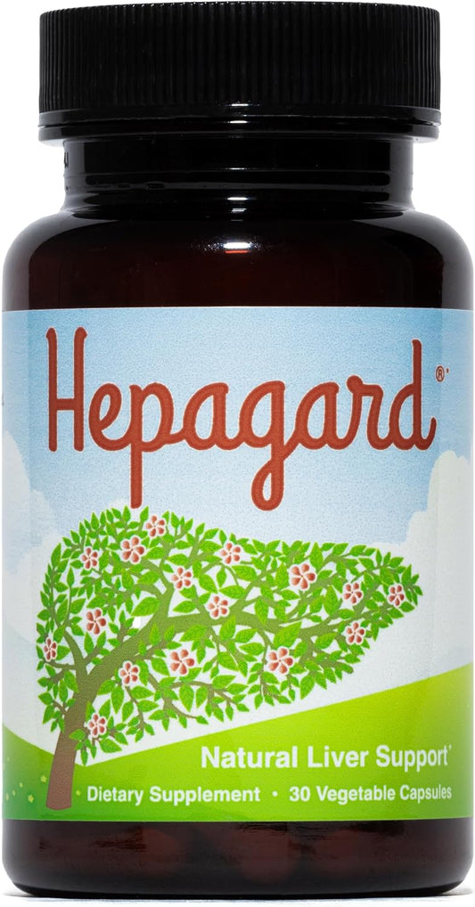 Hepagard Natural Liver Support Supplement with NAC, Vegan, Gluten-Free 30 Count (Pack of 1)